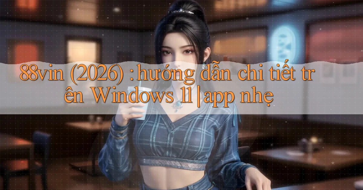 88vin (2026) hướng dẫn chi tiết trên Windows 11 app nhẹ