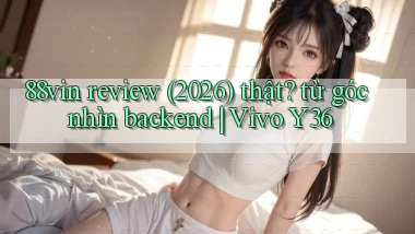 88vin review (2026) thật từ góc nhìn backend Vivo Y36