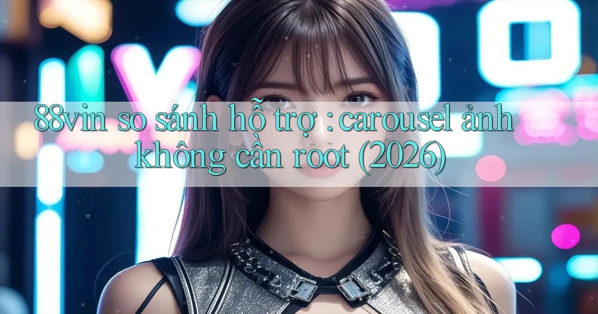 88vin so sánh hỗ trợ carousel ảnh không cần root (2026)