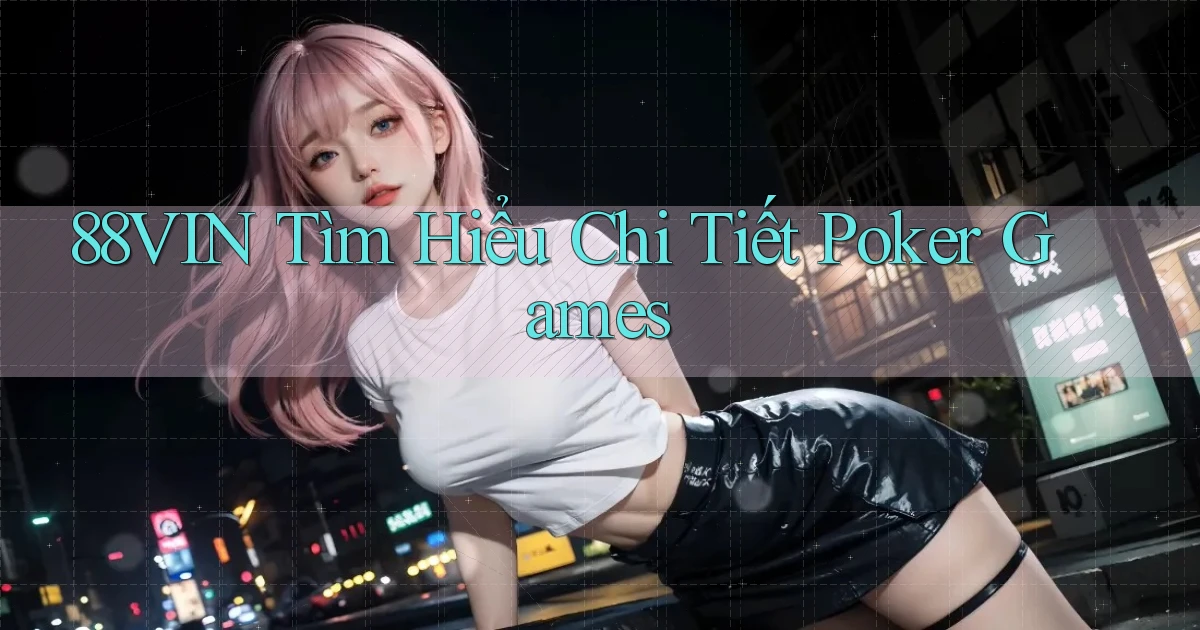 88vin  tìm hiểu chi tiết poker games