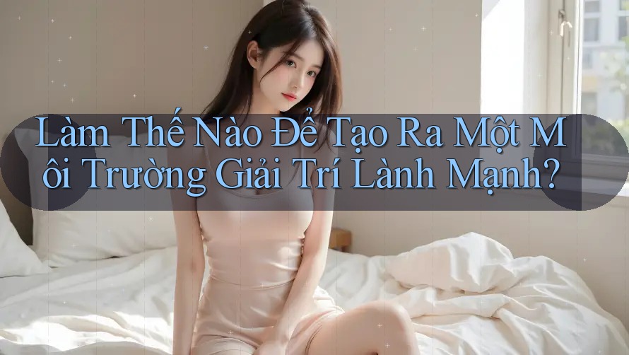 Làm Thế Nào Để Tạo Ra Một Môi Trường Giải Trí Lành Mạnh?