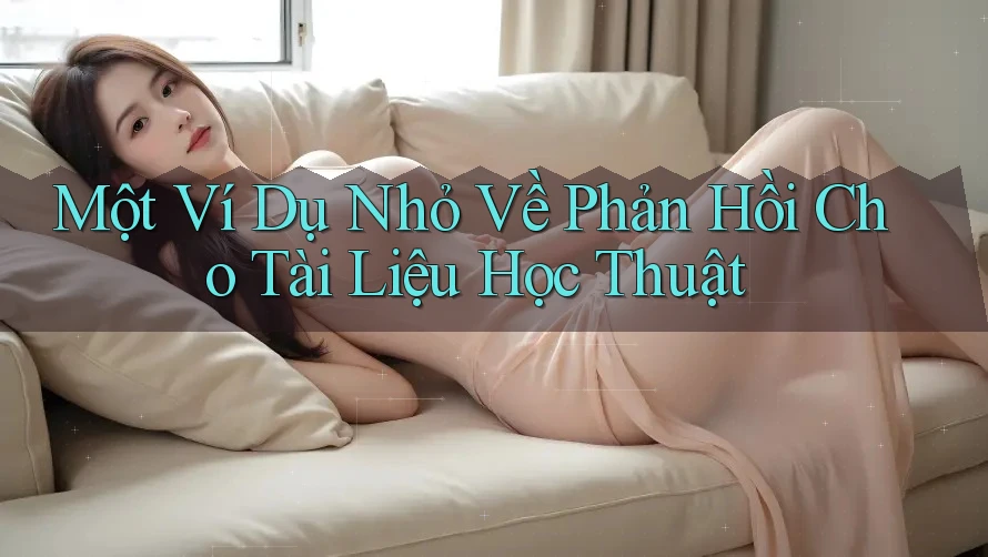 Một Ví Dụ Nhỏ Về Phản Hồi Cho Tài Liệu Học Thuật