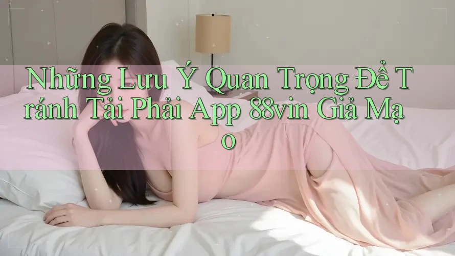 Những Lưu Ý Quan Trọng Để Tránh Tải Phải App 88vin Giả Mạo