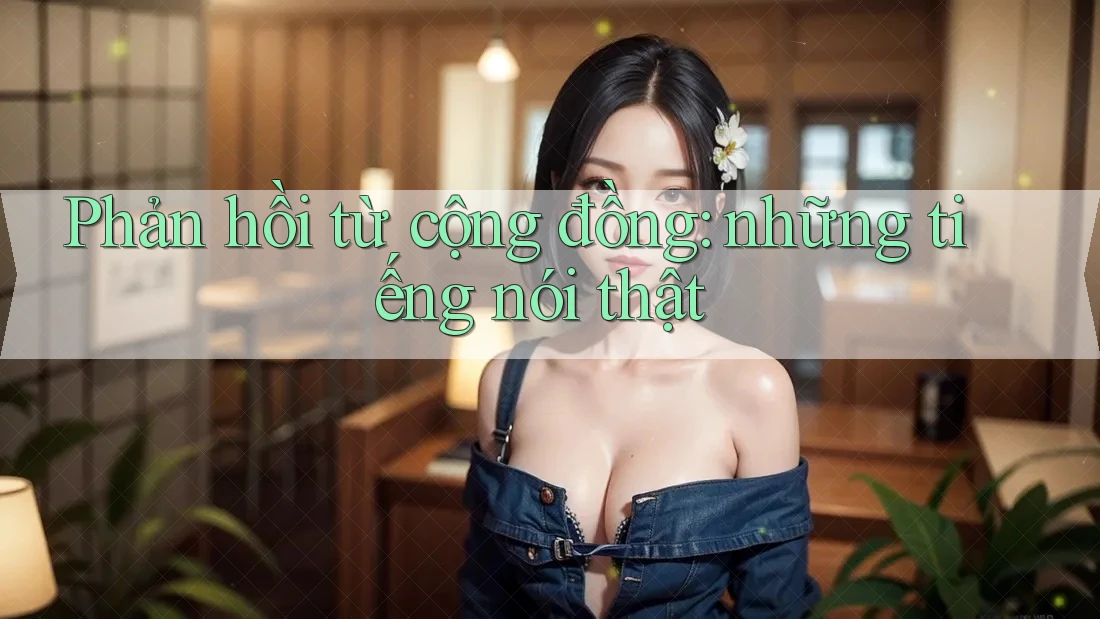 Phản hồi từ cộng đồng: những tiếng nói thật