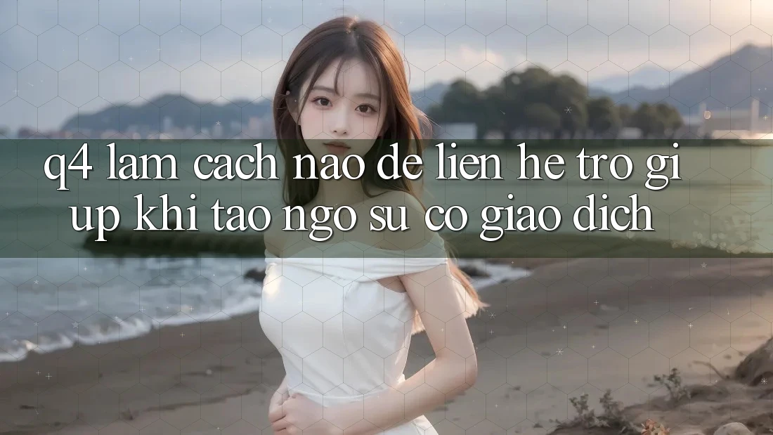 Q4: Làm cách nào để liên hệ trợ giúp khi tao ngộ sự cố giao dịch?