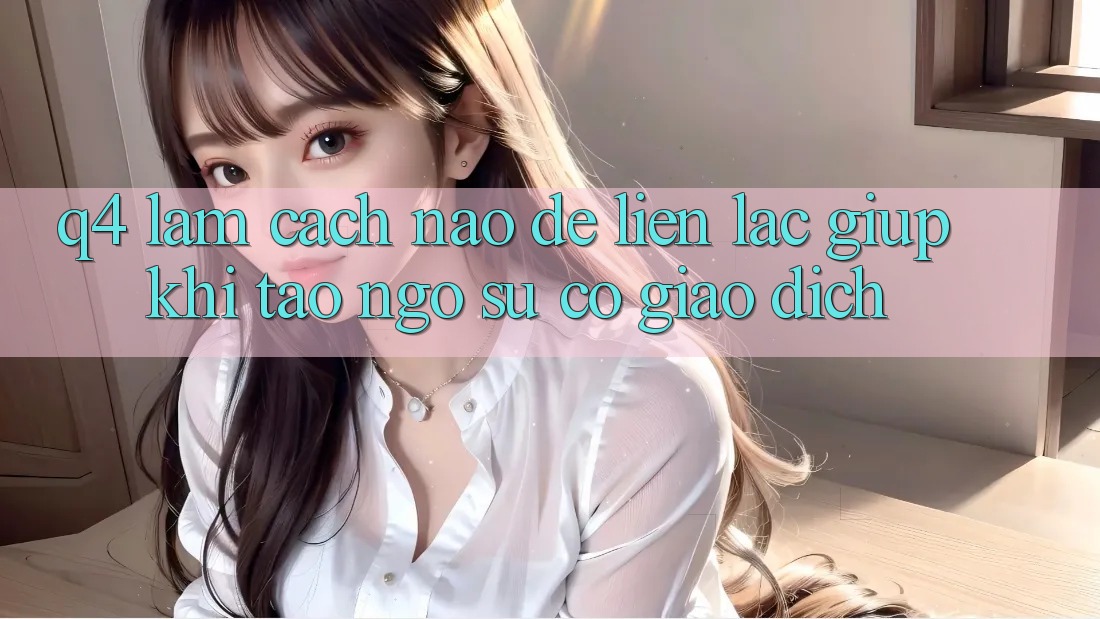 Q4: Làm cách nào để liên lạc giúp khi tao ngộ sự cố giao dịch?