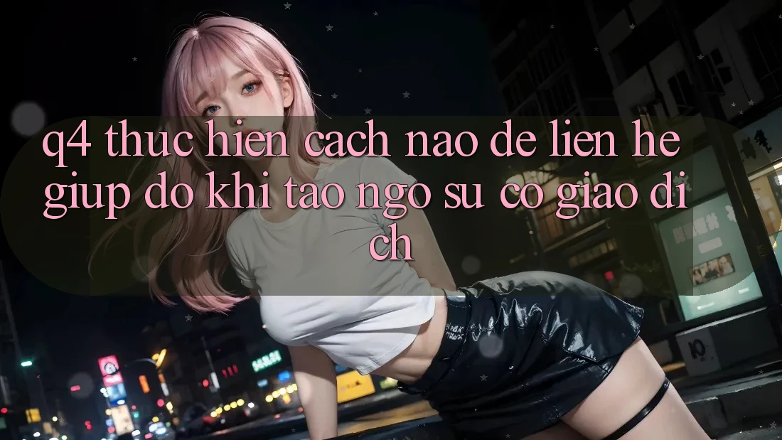 Q4: Thực hiện cách nào để liên hệ giúp đỡ khi tao ngộ sự cố giao dịch?