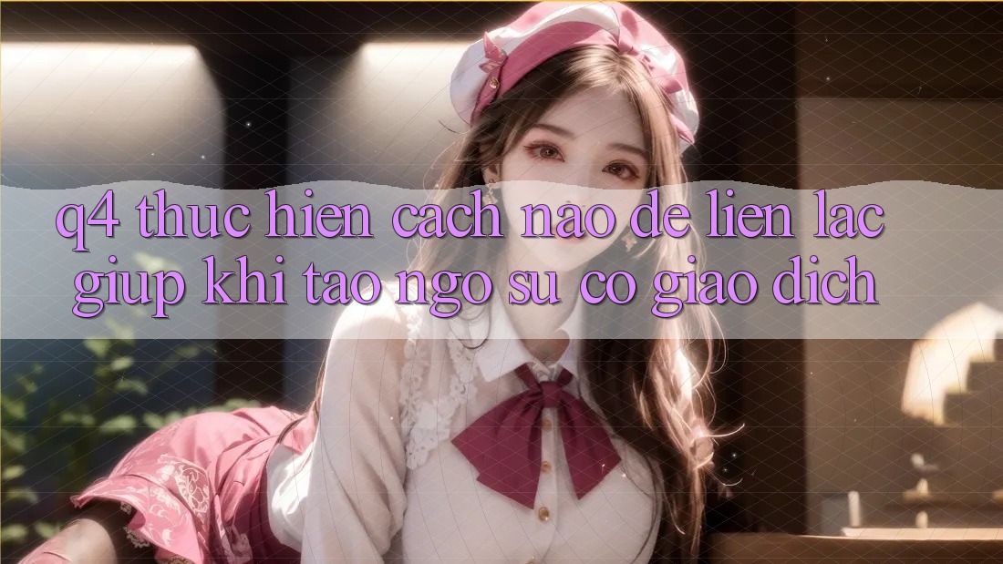 Q4: Thực hiện cách nào để liên lạc giúp khi tao ngộ sự cố giao dịch?
