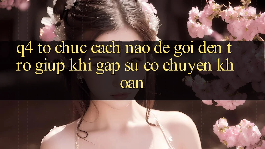 Q4: Tổ chức cách nào để gọi đến trợ giúp khi gặp sự cố chuyển khoản?