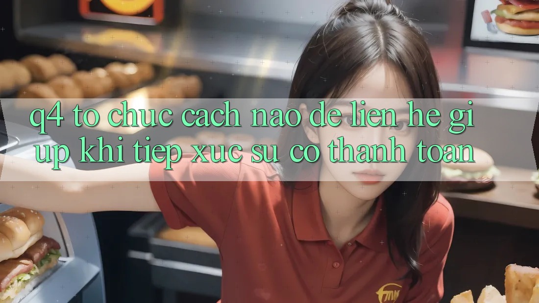 Q4: Tổ chức cách nào để liên hệ giúp khi tiếp xúc sự cố thanh toán? Q4: Tổ chức cách nào để liên hệ giúp khi tiếp xúc sự cố thanh toán?