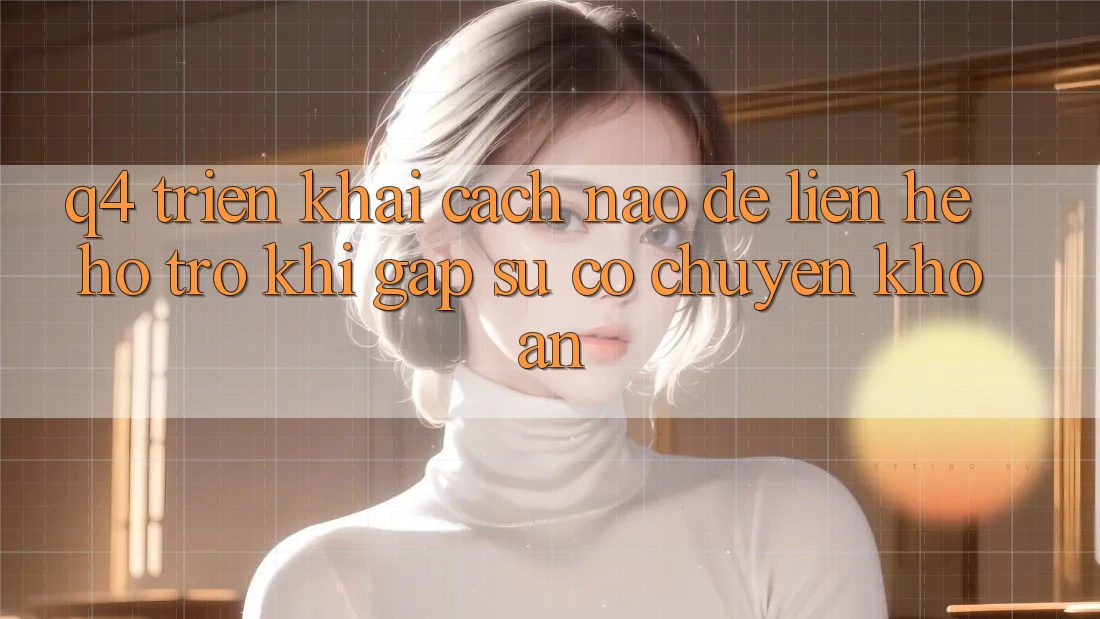 Q4: Triển khai cách nào để liên hệ hỗ trợ khi gặp sự cố chuyển khoản? Q4: Triển khai cách nào để liên hệ hỗ trợ khi gặp sự cố chuyển khoản?