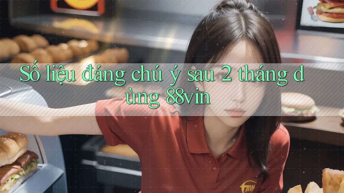 Số liệu đáng chú ý sau 2 tháng dùng 88vin