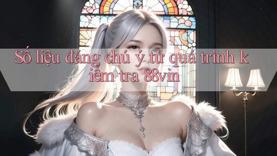 Số liệu đáng chú ý từ quá trình kiểm tra 88vin