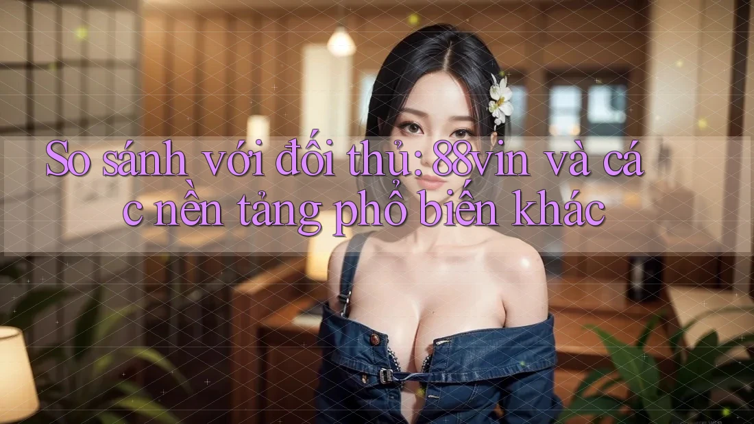 So sánh với đối thủ: 88vin và các nền tảng phổ biến khác