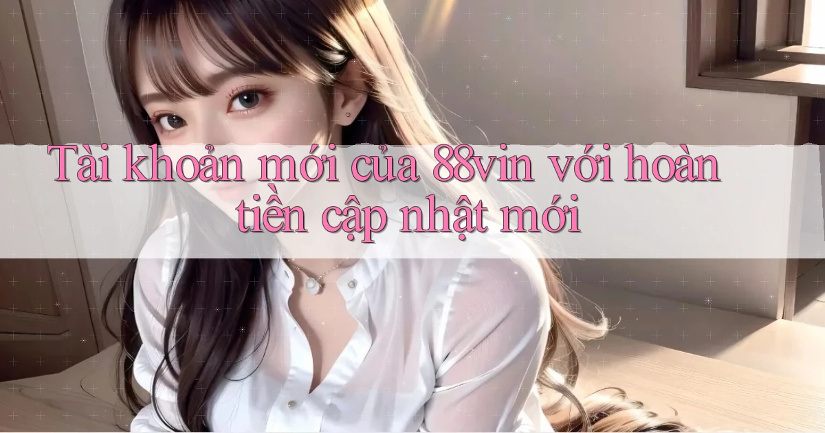 Tài khoản mới của 88vin với hoàn tiền cập nhật mới