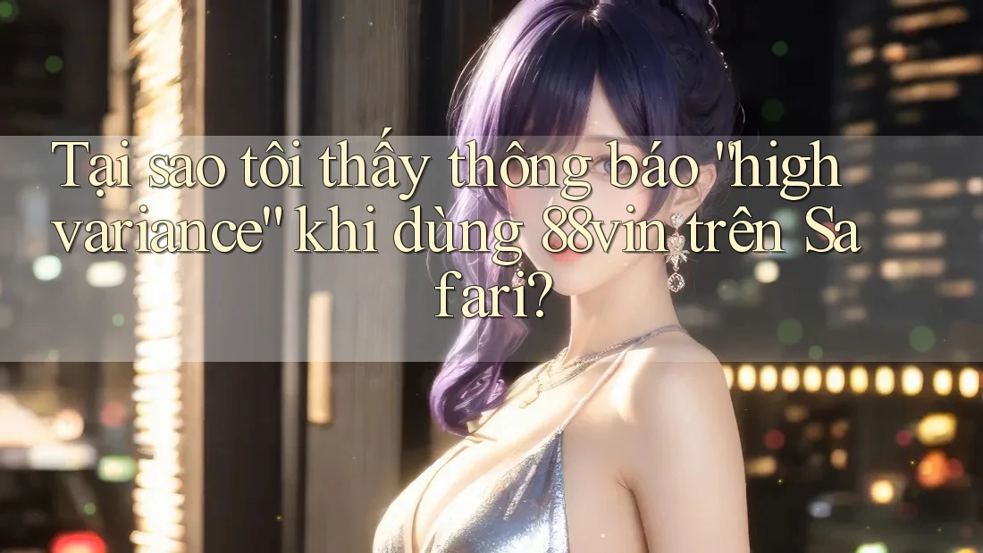 Tại sao tôi thấy thông báo “high variance” khi dùng 88vin trên Safari?