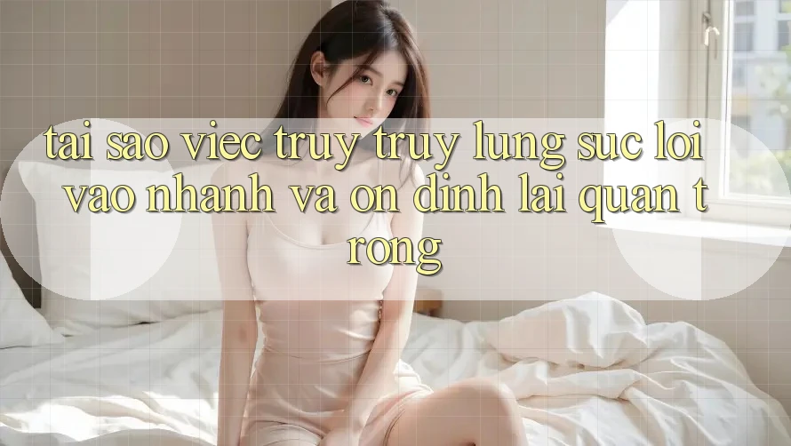 Tại Sao Việc Truy truy lùng sục “Lối Vào Nhanh Và Ổn định” Lại Quan Trọng?