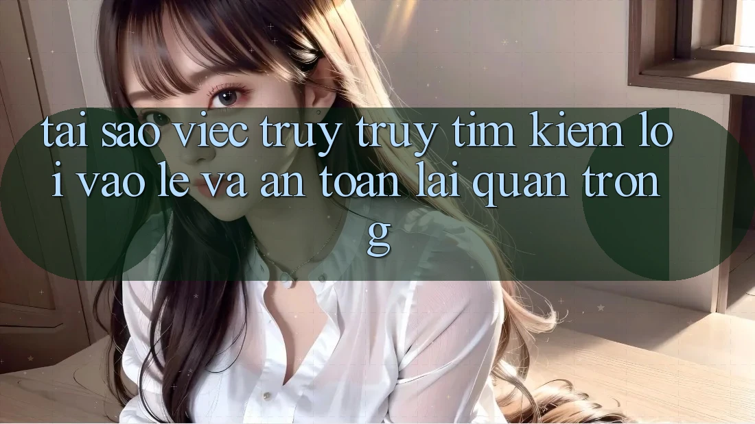 Tại Sao Việc Truy truy tìm kiếm “Lối Vào Lẹ Và An Toàn” Lại Quan Trọng? Tại Sao Việc Truy truy tìm kiếm “Lối Vào Lẹ Và An Toàn” Lại Quan Trọng?