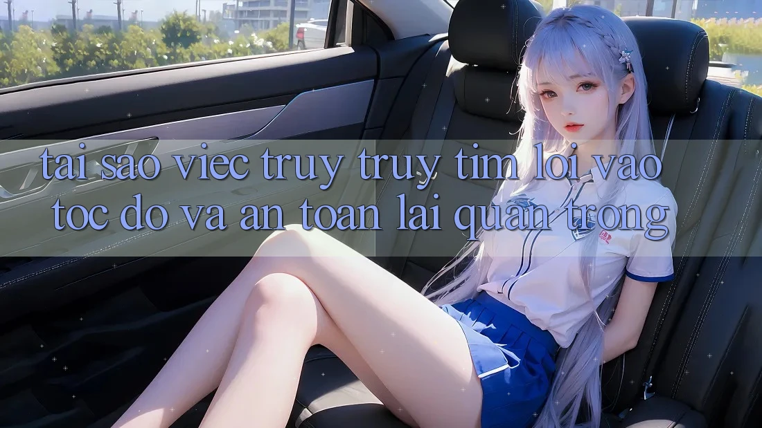 Tại Sao Việc Truy truy tìm “Lối Vào Tốc độ Và An toàn” Lại Quan Trọng? Tại Sao Việc Truy truy tìm “Lối Vào Tốc độ Và An toàn” Lại Quan Trọng?