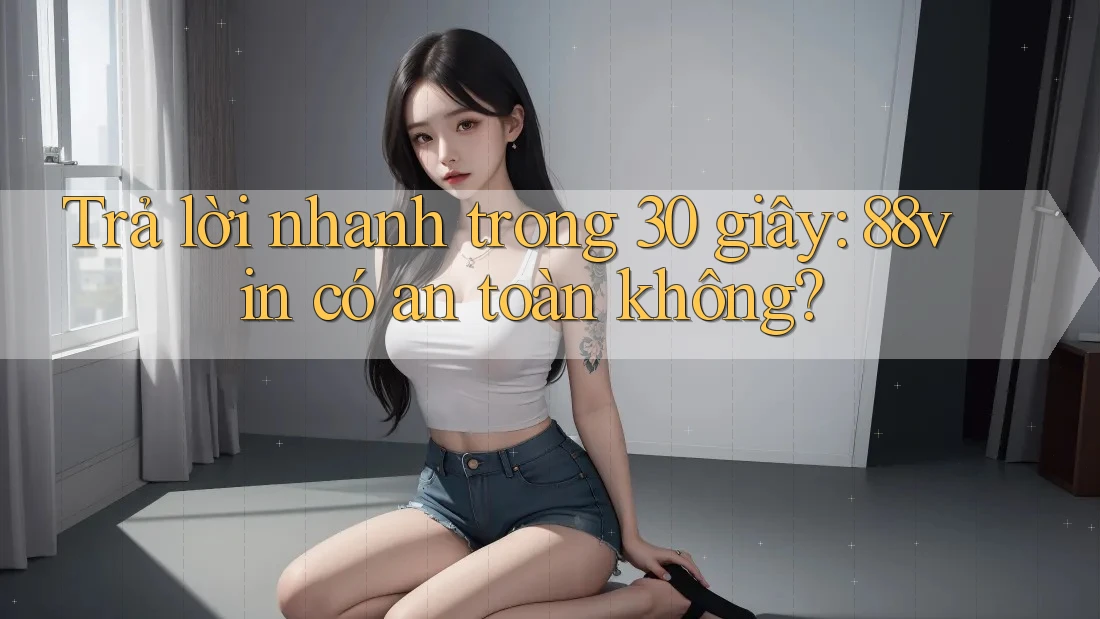 Trả lời nhanh trong 30 giây: 88vin có an toàn không?