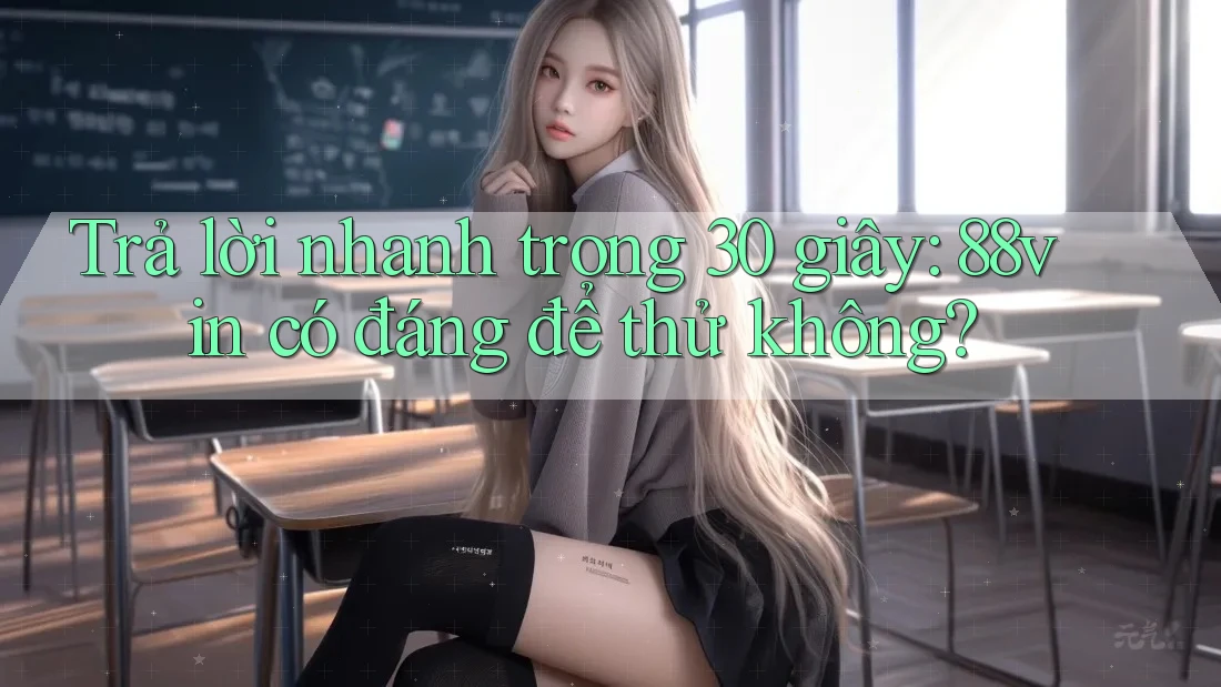 Trả lời nhanh trong 30 giây: 88vin có đáng để thử không? Trả lời nhanh trong 30 giây: 88vin có đáng để thử không?