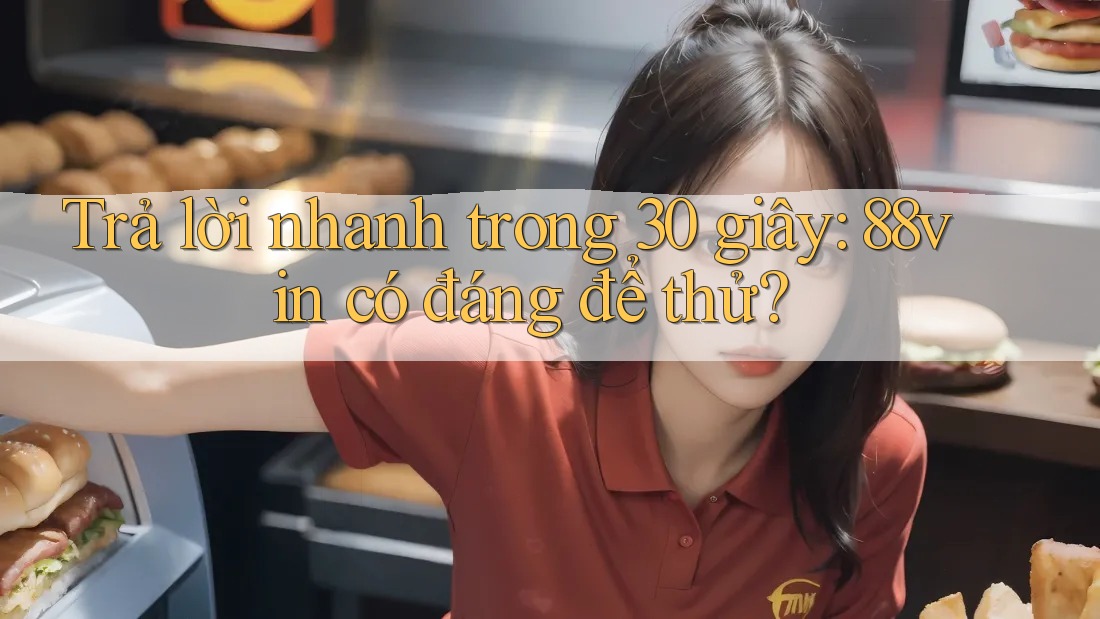 Trả lời nhanh trong 30 giây: 88vin có đáng để thử?