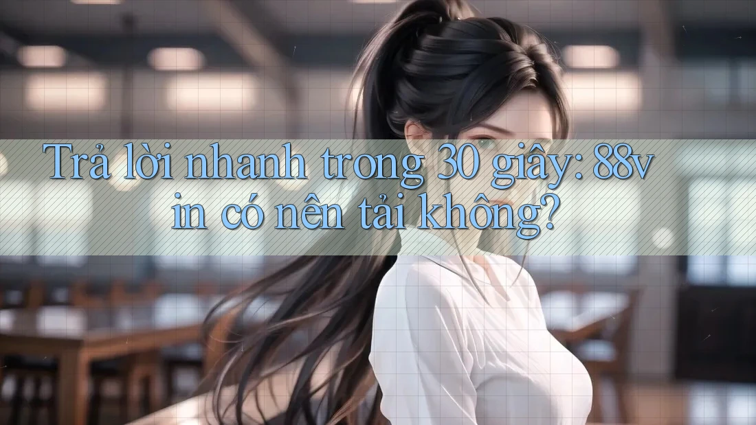 Trả lời nhanh trong 30 giây: 88vin có nên tải không?