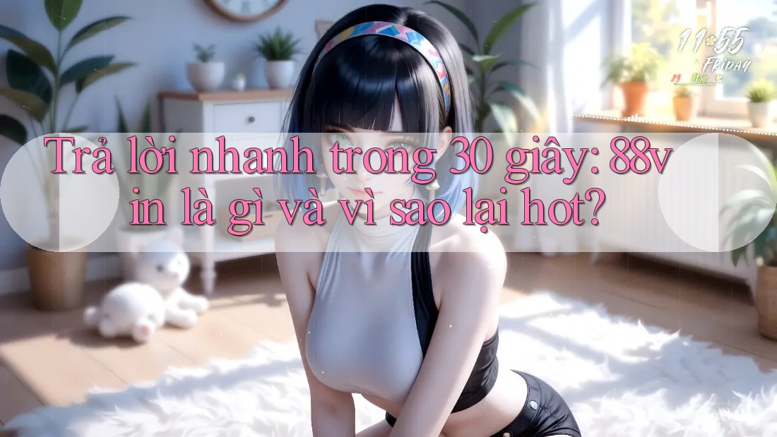 Trả lời nhanh trong 30 giây: 88vin là gì và vì sao lại hot? Trả lời nhanh trong 30 giây: 88vin là gì và vì sao lại hot?