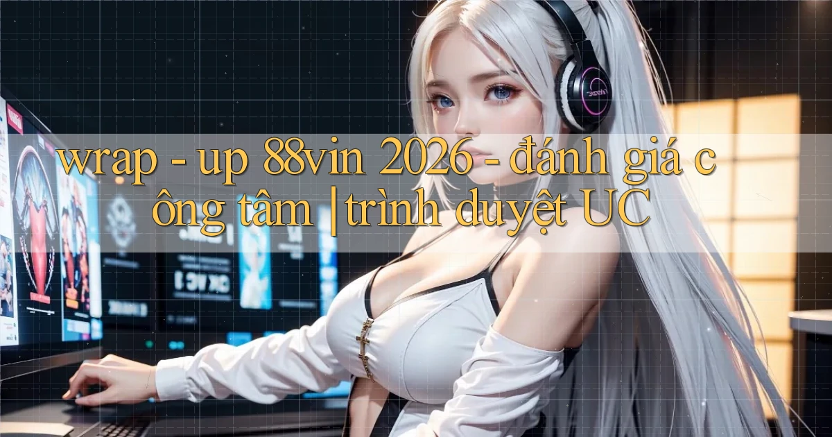 wrap   up 88vin 2026   đánh giá công tâm trình duyệt UC