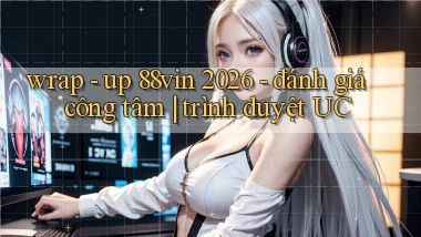 wrap   up 88vin 2026   đánh giá công tâm trình duyệt UC